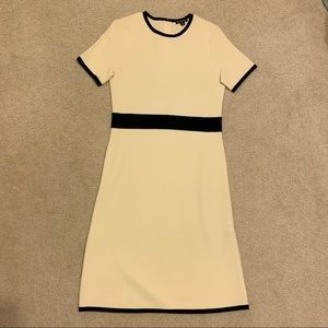 Brooks Brothers White/Cream Knit Dress